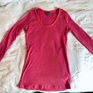 Pink GapBody Lounging Long-Sleeved Top (XS/S)
